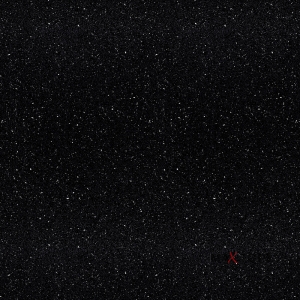 Andromeda Black K218 GG. 1400x600x38mm